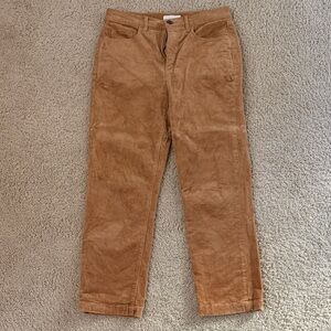 LOFT Women’s Brown Corduroy Trousers